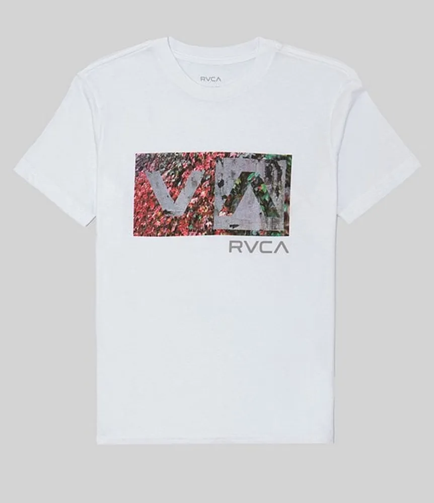 RVCA Big Boys 8-20 Short Sleeve Balance Box T-Shirt