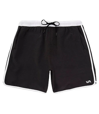 RVCA Yogger Hybrid 17#double; Outseam Athletic Shorts