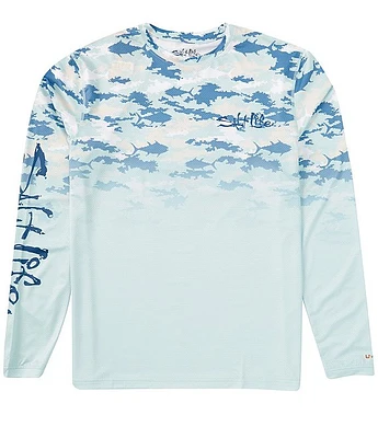 Salt Life Aquatic Journey Fade Long-Sleeve T-Shirt