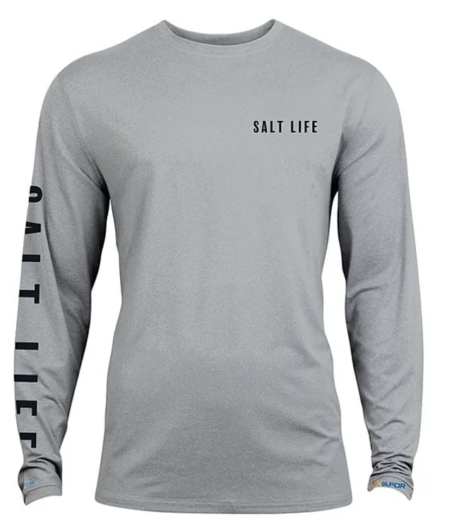 Salt Life Men's Marlin Fade Short Sleeve Performance Shirt