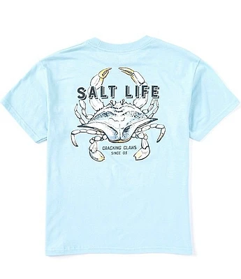 Salt Life Big Boys 8-20 Short Sleeve By The Bushel Graphic T-Shirt