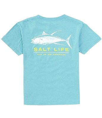Salt Life Big Boys 8-20 Short Sleeve Deep Ventures T-Shirt