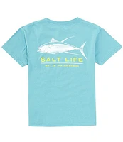 Salt Life Big Boys 8-20 Short Sleeve Deep Ventures T-Shirt