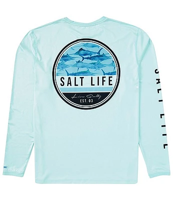 Salt Life Long Sleeve Marlin Retreat SLX Performance T-Shirt