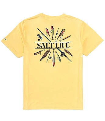 Salt Life Short Sleeve Lure Me SLX Performance T-Shirt