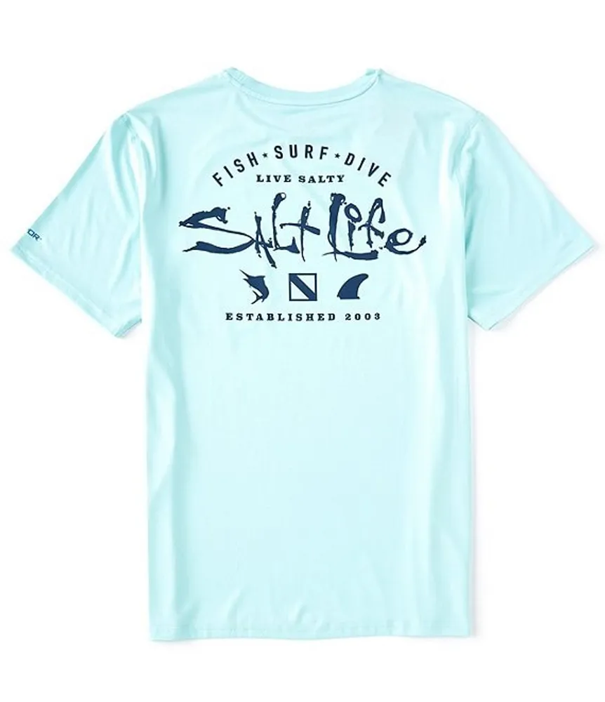 Salt Life Watermans Trifecta Graphic Short Sleeve Rashguard T-Shirt