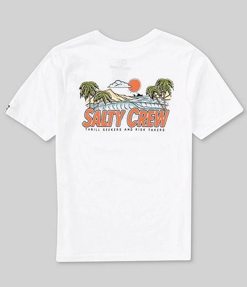Salty Crew Big Boys 8-20 Short Sleeve Tropical Graphic T-Shirt