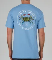 Salty Crew Short Sleeve Blue Crabber T-Shirt