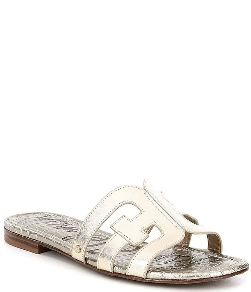Sam Edelman Bay Double E Metallic Leather Sandals | The Shops at Willow Bend