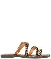 Sam Edelman Giana Leopard Print Strappy Sandals | Brazos Mall
