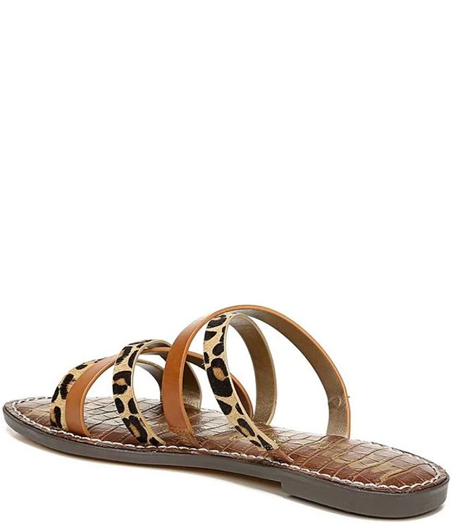 Sam Edelman Giana Leopard Print Strappy Sandals | Brazos Mall