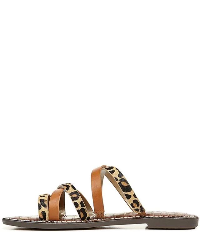 Sam Edelman Giana Leopard Print Strappy Sandals | Brazos Mall