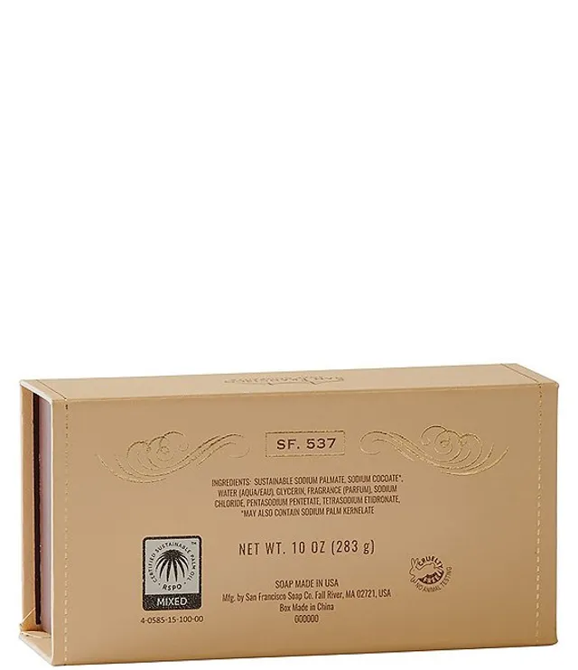 San Francisco Soap Company Cognac & Vanilla Bar Soap for Men