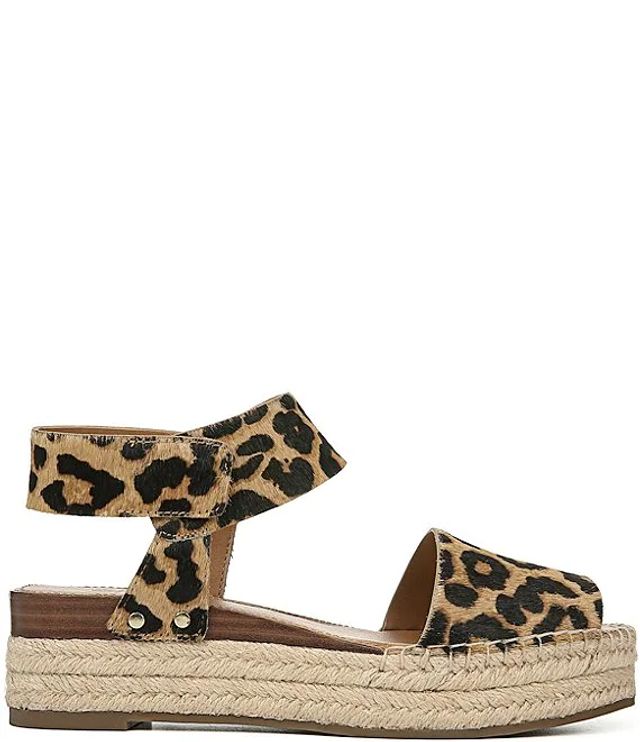 Franco Sarto Sarto by Franco Oak Cheetah Print Espadrille Sandals | The  Shops at Willow Bend