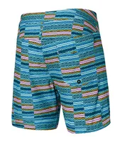 SAXX Betawave Two-In-One Stripe 17#double; Inseam Board Shorts