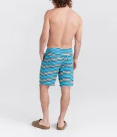 SAXX Betawave Two-In-One Stripe 17#double; Inseam Board Shorts