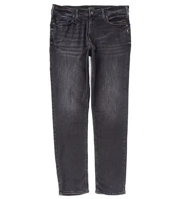Silver Jeans Co. Big & Tall Machray Athletic-Fit Black Stretch Denim