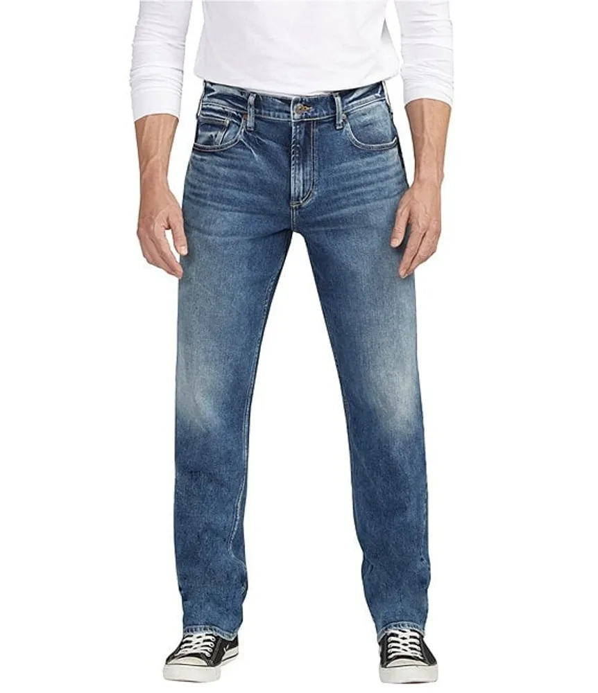 Silver Jeans Co. Eddie Classic Athletic Tapered Leg Denim Jeans