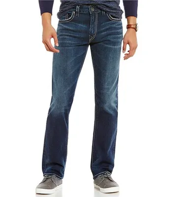 Silver Jeans Co. Eddie Relaxed Tapered-Fit Dark Wash