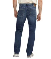 Silver Jeans Co. Machray Straight Leg Athletic Fit Full Length Denim