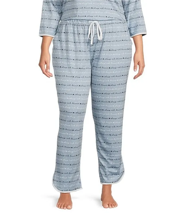 Sleep Chic Womens Plus Pajama Fleece Pants With Socks, Color: Red White  Stripe - JCPenney