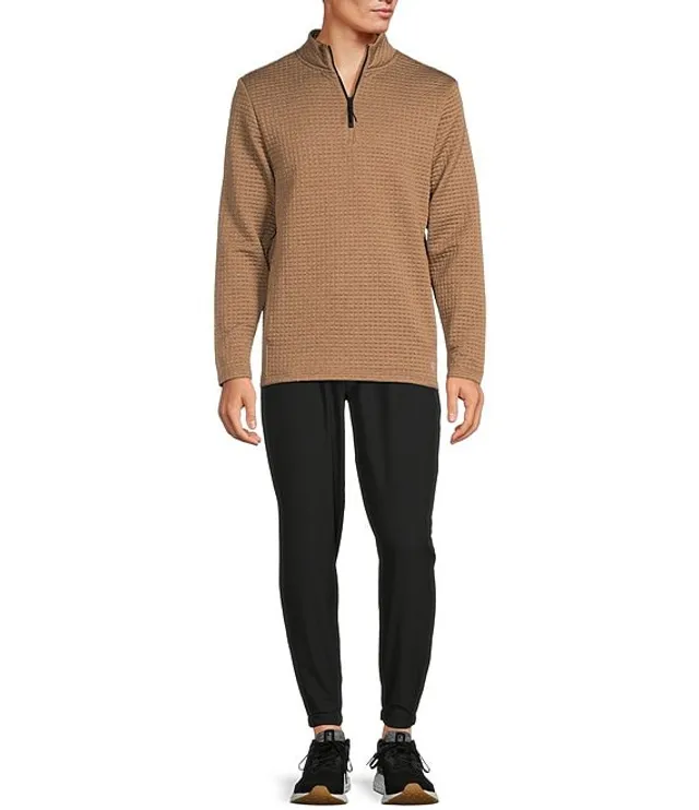 Solaris Active Knit Long Sleeve Textured Quarter-Zip Pullover