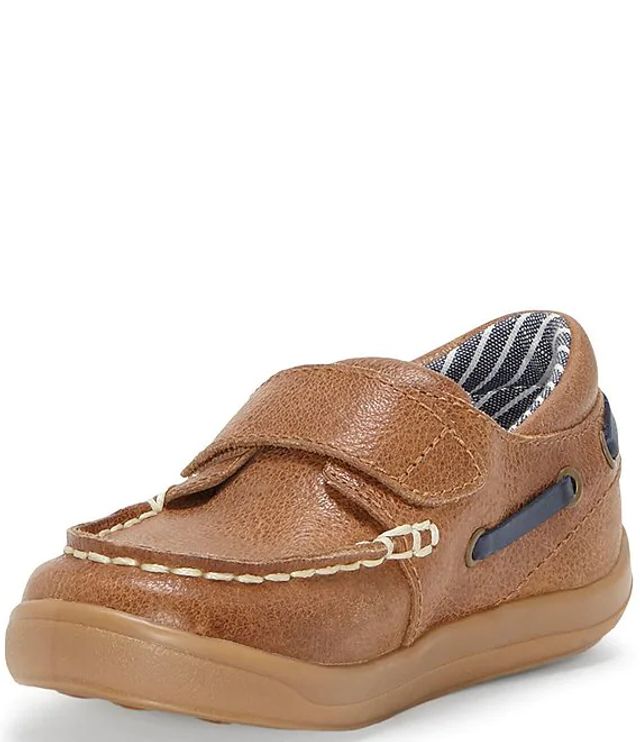 Sole Play Boys' Luka One Strap Moc Boat Shoes (Infant) | The Shops at  Willow Bend