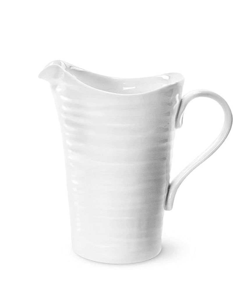 Sophie Conran for Portmeirion Ribbed Porcelain Pitcher