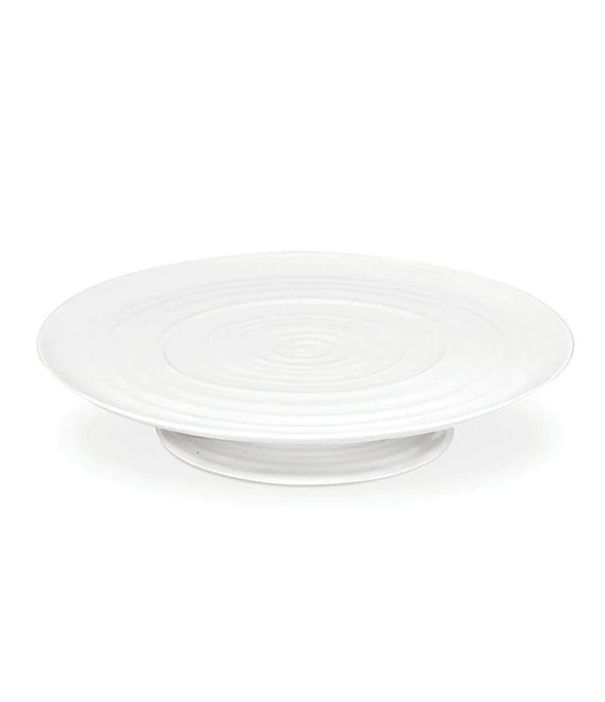 Sophie Conran for Portmeirion White Porcelain Footed Cake Plate