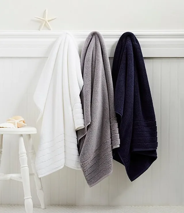 Loom + Forge Modern Turkish Cotton Bath Towel, Color: Cement