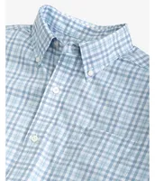 Southern Tide Brrr° Intercoastal Performance Stretch Haywood Plaid Long Sleeve Woven Shirt