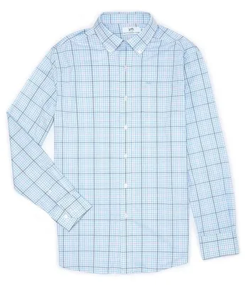 Southern Tide Brrr° Intercoastal Rainer Check Woven Long Sleeve Sport Shirt