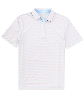 Southern Tide Driver Verdae Stripe Short Sleeve Polo Shirt