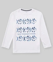 Southern Tide Little/Big Boys 4-16 Long Sleeve Triple Stack Ocean Front Graphic T-Shirt