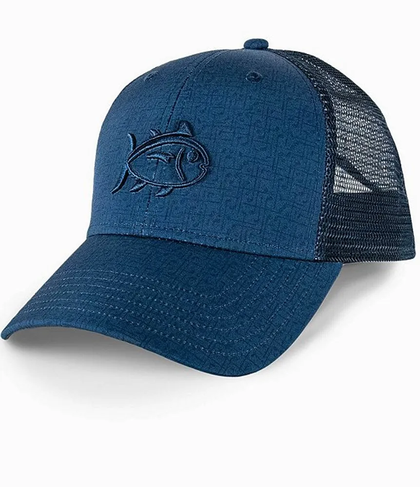 Southern Tide Over Clubbin' Print Performance Trucker Hat