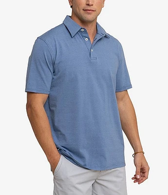 Southern Tide Seaport Davenport Stripe Short Sleeve Polo Shirt