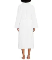 Spa Essentials By Sleep Sense Long Cozy Lined Waffle Terry Wrap Robe