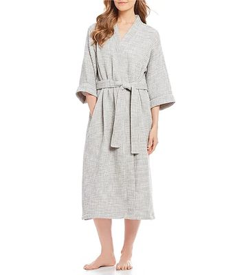 Spa Essentials by Sleep Sense Waffle Knit Cozy Wrap Robe