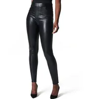 Spanx Leather-Like Fabrication Skinny Pants