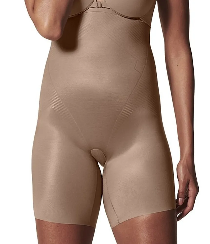 NEW! Spanx Thinstincts Mid-Thigh Shaper Shorts in Soft Nude [SZ