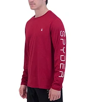 Spyder Long Sleeve Cationic Heathered Jersey Rashguard Shirt