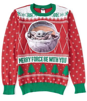 Long-Sleeve Star Wars The Child Christmas Sweater
