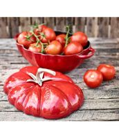 Staub Cast Iron 3-Quart Tomato Cocotte