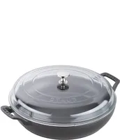 Staub Cast Iron 3.5qt Braiser with Glass Lid