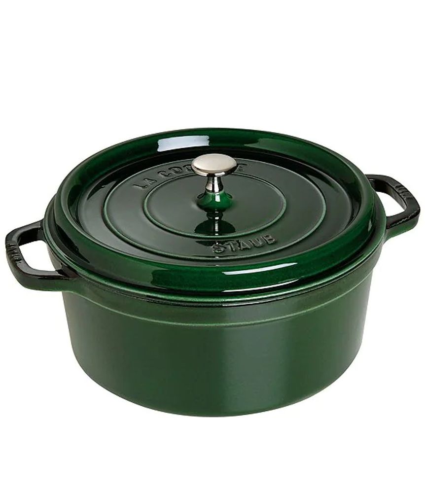 Staub Cast Iron Qt Round Cocotte