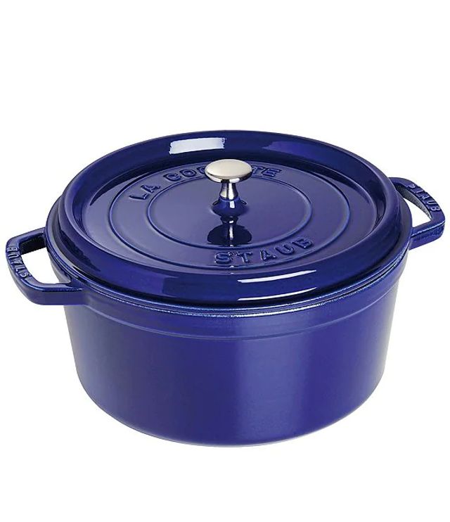 Staub Cast Iron 7-qt Round Cocotte - Lilac