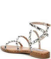 Steve Madden Travel Snake-Print Studded Sandals | The Shops at Willow Bend
