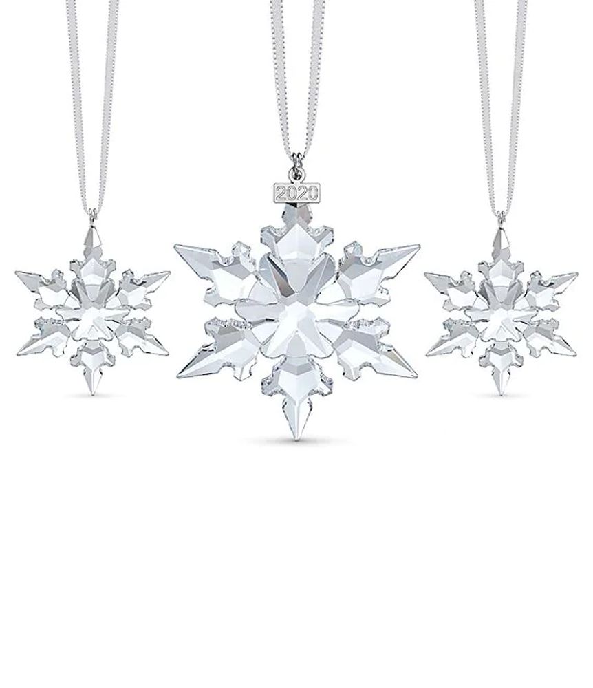 Acostado aceleración Sin Swarovski Crystal Annual Edition Christmas Snowflake Ornament, Set of 3 |  Alexandria Mall