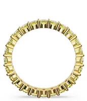Swarovski Matrix Collection Yellow Round Cut Band Ring
