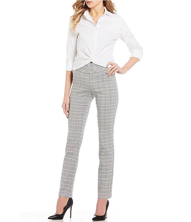 Takara Pull On Windowpane Dress Pants | The Shops at Willow Bend